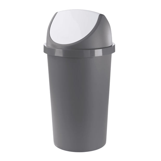 Tontarelli Abfalleimer SWING 45l Polypropylen anthrazit 1 Sortierfach