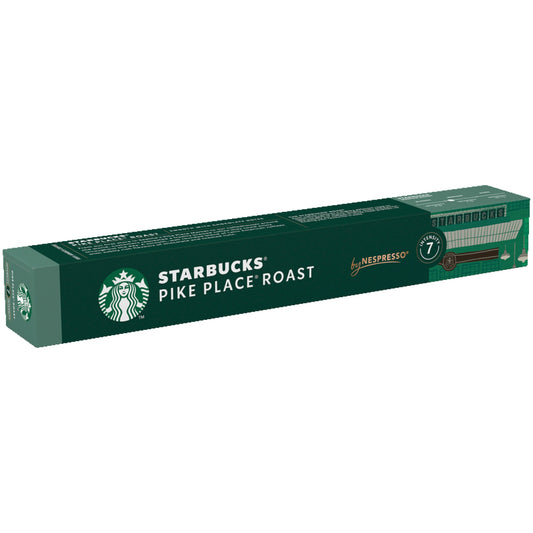 Starbucks Kaffeekapsel Nespresso® Maschine Pike Place® Roast Intensität: 7 10 x 5,3 g/Pack.
