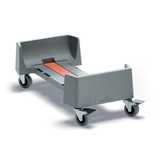 DURABLE Fahrgestell DURABIN® 60L rPP 24 x 16,5 x 49,5 cm (B x H x T) 80kg Polypropylen, 80 % recycelt