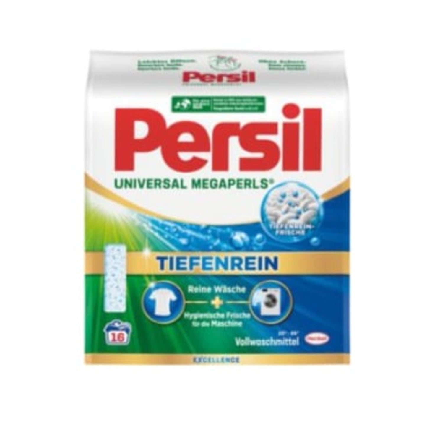 Persil Waschmittel Universal Megaperls® Weißwäsche, Buntwäsche +20 bis +95°C parfümiert pH-Wert: 9,5-10,5 1,04 kg/Pack.