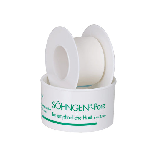 aluderm® Rollenpflaster Pore 2,5 cm x 5 m (B x L) weiß