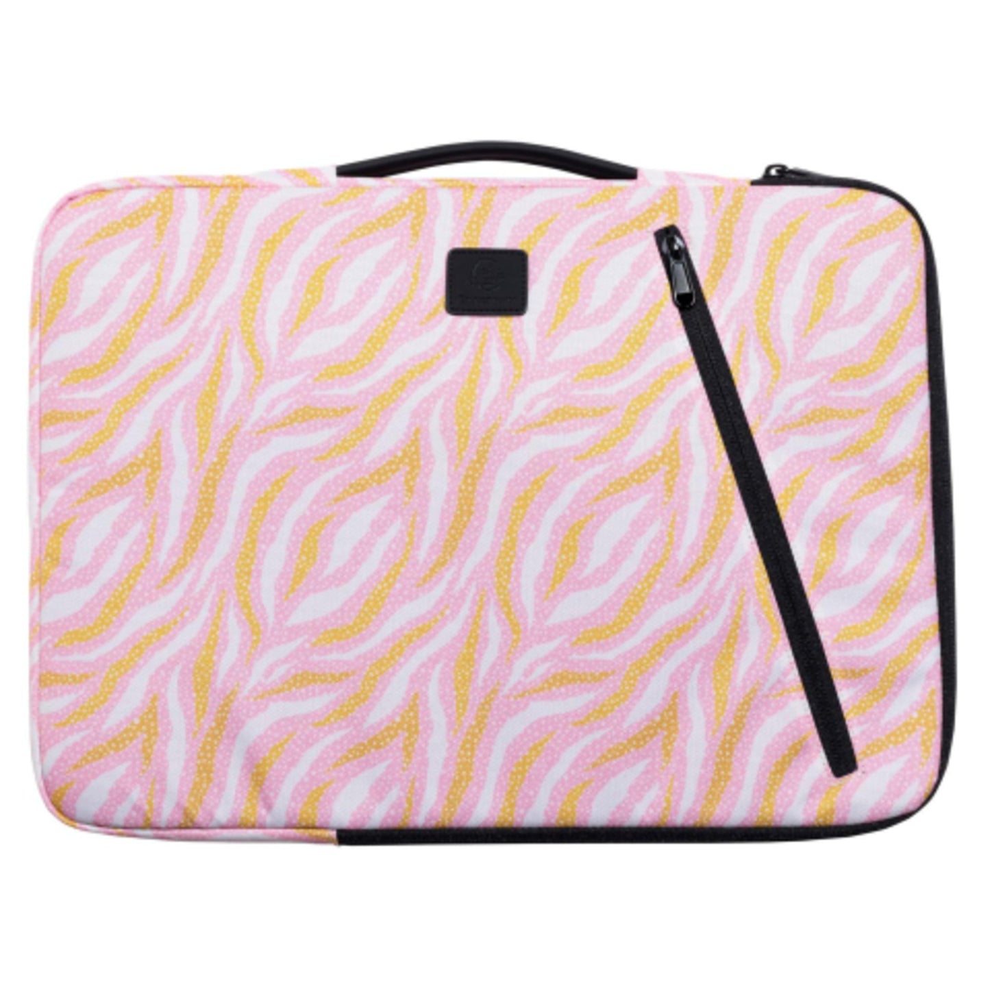 Exacompta Notebookhülle Sleeve 41 x 31 x 2,5 cm (B x H x T) Schaumstoffpolsterung im Inneren, silikonisiertes Gummiband im Inneren, kleine Tasche auf der Vorderseite Polyester/PET, 58 % recycelt mehrfarbig