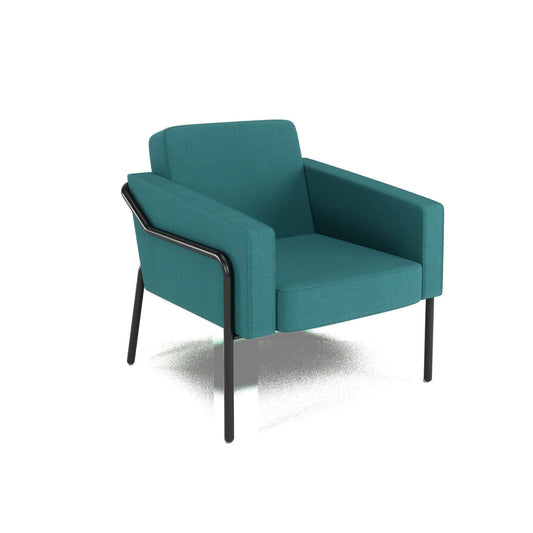 Paperflow Sessel Medso Klassik Größe: L 75 x 73,6 x 74,3 cm (B x H x T) blau