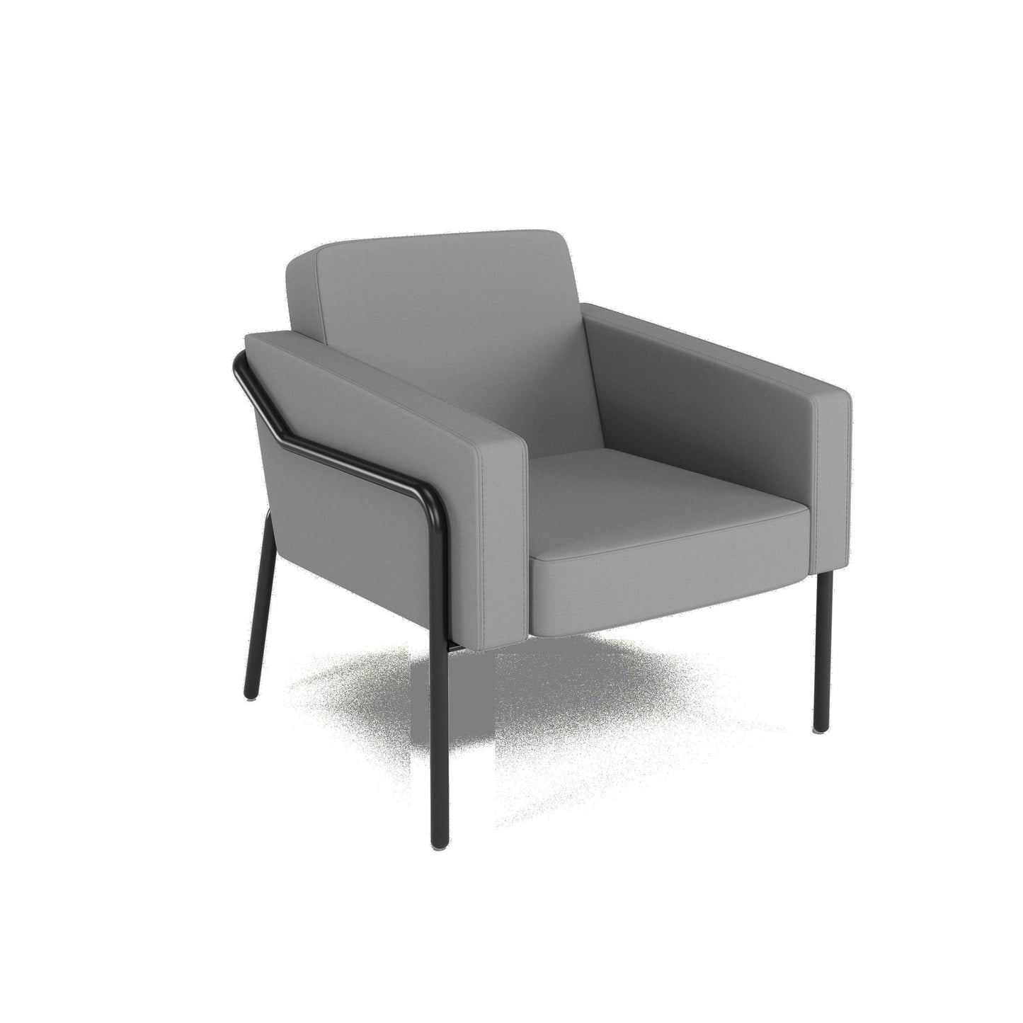 Paperflow Sessel Medso Klassik Größe: L 75 x 73,6 x 74,3 cm (B x H x T) grau