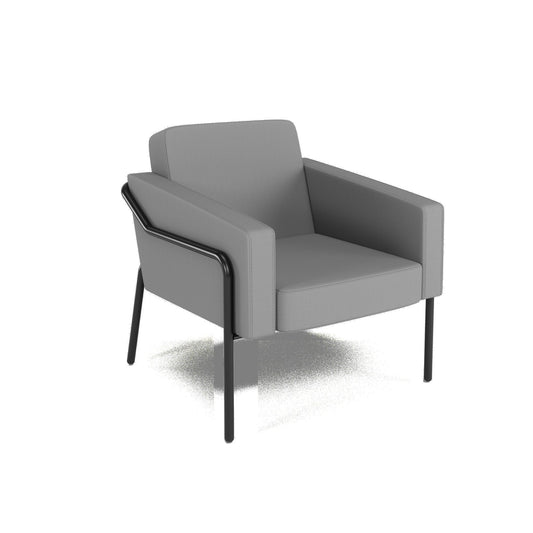 Paperflow Sessel Medso Klassik Größe: L 75 x 73,6 x 74,3 cm (B x H x T) grau
