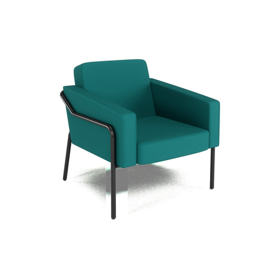 Paperflow Sessel Medso Klassik Größe: L 75 x 73,6 x 74,3 cm (B x H x T) blau