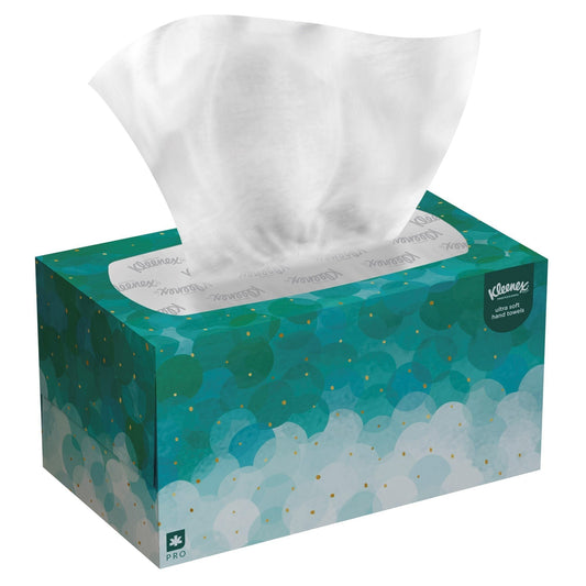Kleenex® Papierhandtücher ULTRA SOFT POP-UP 25,4 x 22,6 cm (B x L) 100 % Frischzellstoff weiß 70 St./Pack.