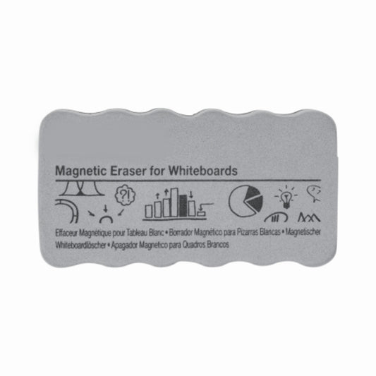 Tafelwischer Whiteboard, Magnettafel, Flipchart 6 x 2 x 11 cm (B x H x L) grau