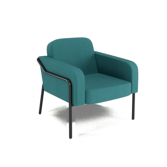 Paperflow Sessel Medso Rund Größe: L 75 x 73,6 x 74,3 cm (B x H x T) blau