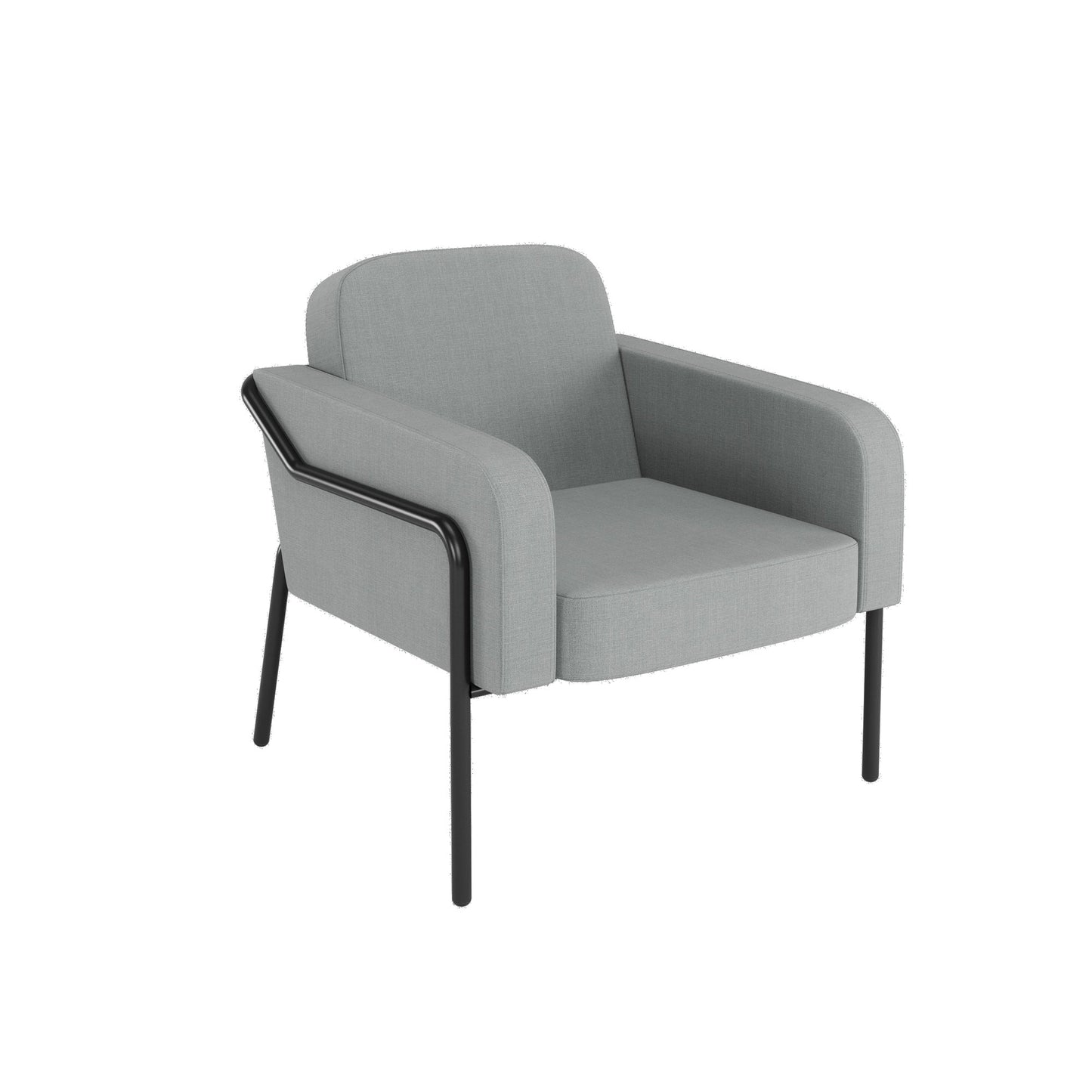 Paperflow Sessel Medso Rund Größe: L 75 x 73,6 x 74,3 cm (B x H x T) grau