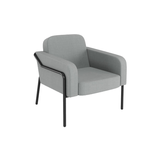 Paperflow Sessel Medso Rund Größe: L 75 x 73,6 x 74,3 cm (B x H x T) grau