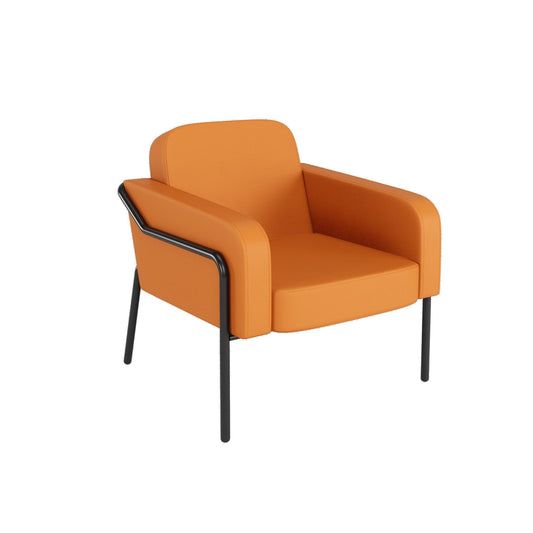 Paperflow Sessel Medso Rund Größe: L 75 x 73,6 x 74,3 cm (B x H x T) orange