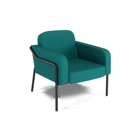 Paperflow Sessel Medso Rund Größe: L 75 x 73,6 x 74,3 cm (B x H x T) blau
