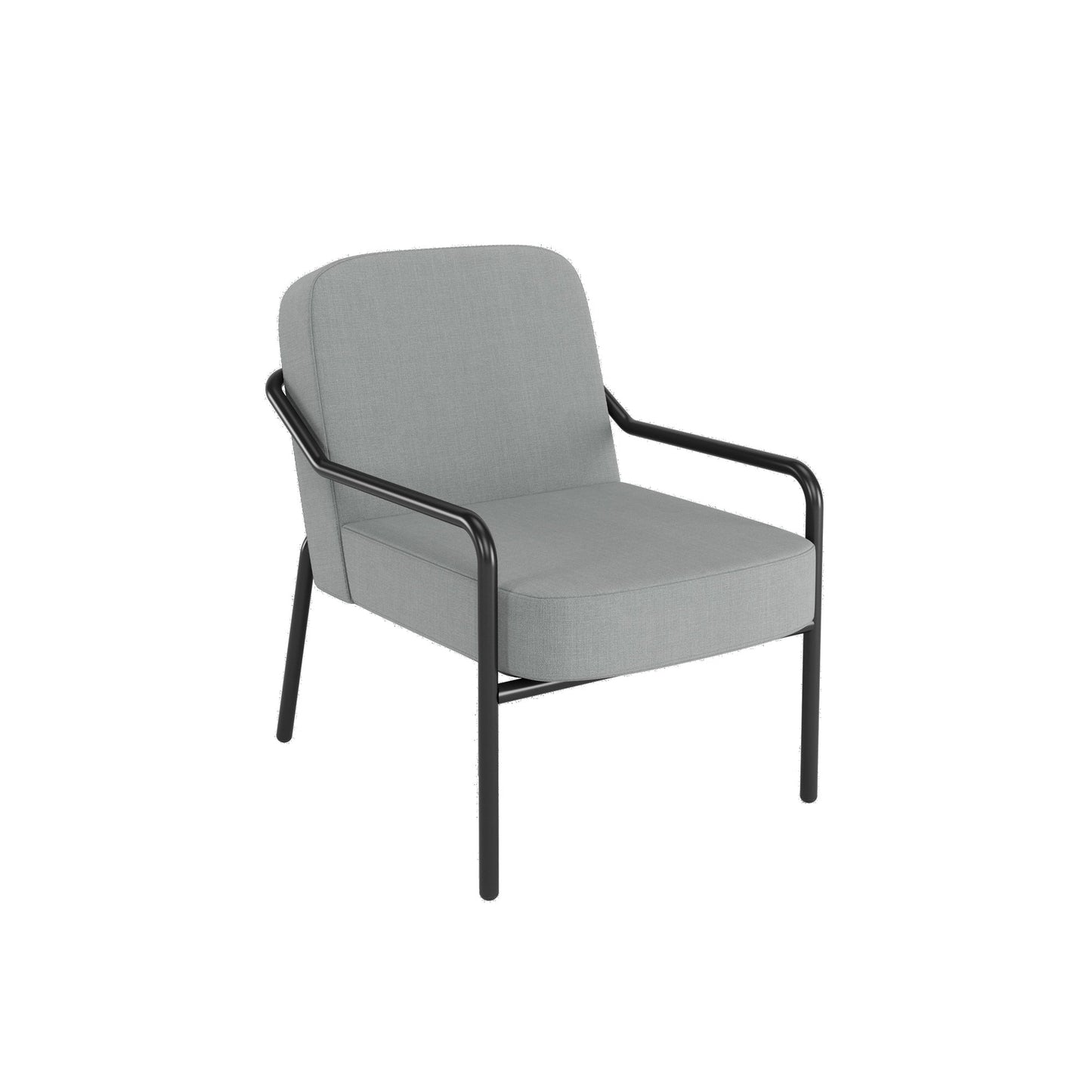 Paperflow Sessel Medso Rund Größe: M 75 x 73,6 x 74,3 cm (B x H x T) grau