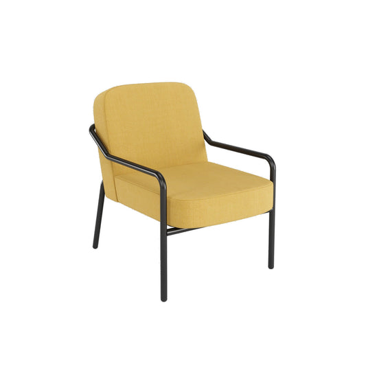 Paperflow Sessel Medso Rund Größe: M 75 x 73,6 x 74,3 cm (B x H x T) gelb