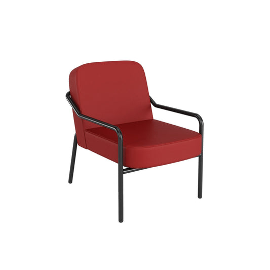 Paperflow Sessel Medso Rund Größe: M 75 x 73,6 x 74,3 cm (B x H x T) rot