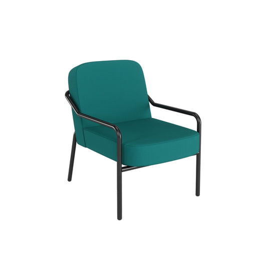 Paperflow Sessel Medso Rund Größe: M 75 x 73,6 x 74,3 cm (B x H x T) blau