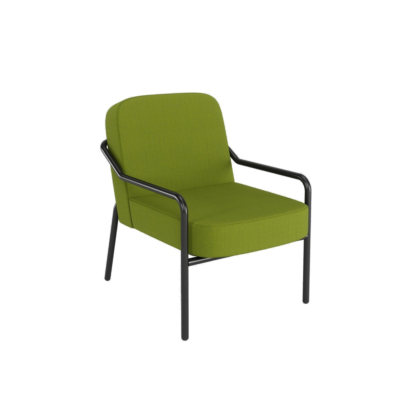 Paperflow Sessel Medso Rund Größe: M 75 x 73,6 x 74,3 cm (B x H x T) grün