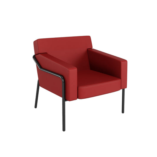Paperflow Sessel Medso Modell T Größe: L 75 x 73,6 x 74,3 cm (B x H x T) rot