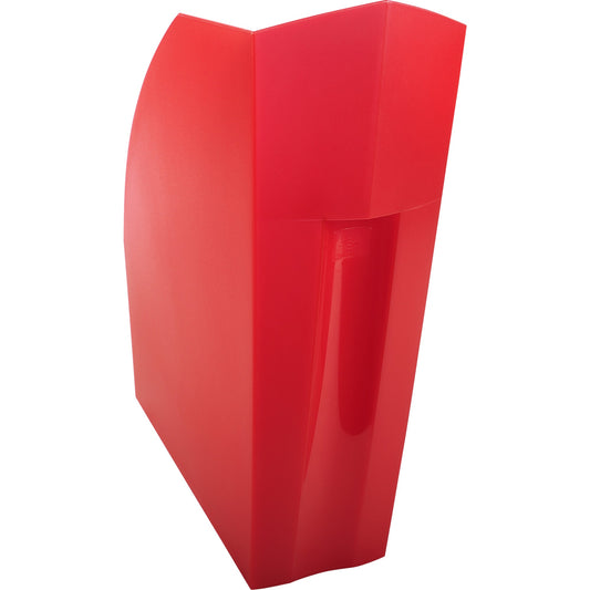 Exacompta Stehsammler THE MAGAZINE 11 x 32 x 29,2 cm (B x H x T) DIN A4, Überbreite Werkstoff: Polypropylen karminrot