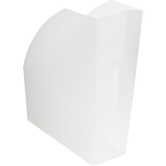 Exacompta Stehsammler THE MAGAZINE 11 x 32 x 29,2 cm (B x H x T) DIN A4, Überbreite Werkstoff: Polypropylen frostweiß