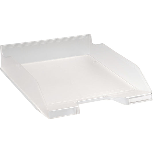 Exacompta Briefablage COMBO MIDI Office DIN A4, Überbreite Polystyrol Farbe: kristall