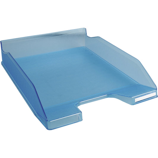 Exacompta Briefablage Combo Midi Linicolor® DIN A4, Überbreite Polystyrol Farbe: türkis transluzent