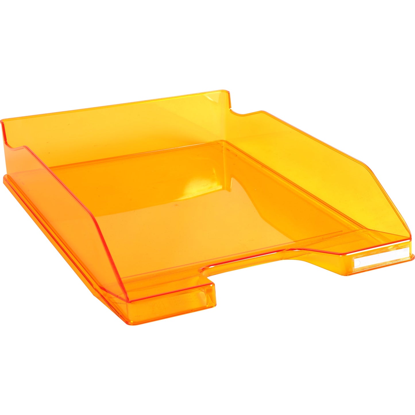 Exacompta Briefablage Combo Midi Linicolor® DIN A4, Überbreite Polystyrol Farbe: orange glossy