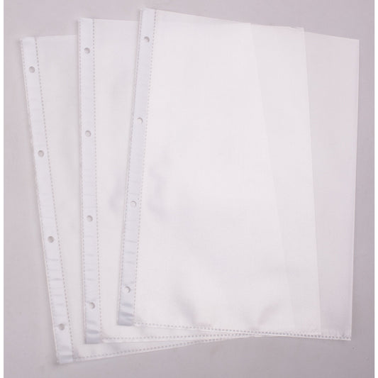 Prospekthülle DIN A4, Überbreite 120µm oben offen Polypropylen transluzent 100 St./Pack.