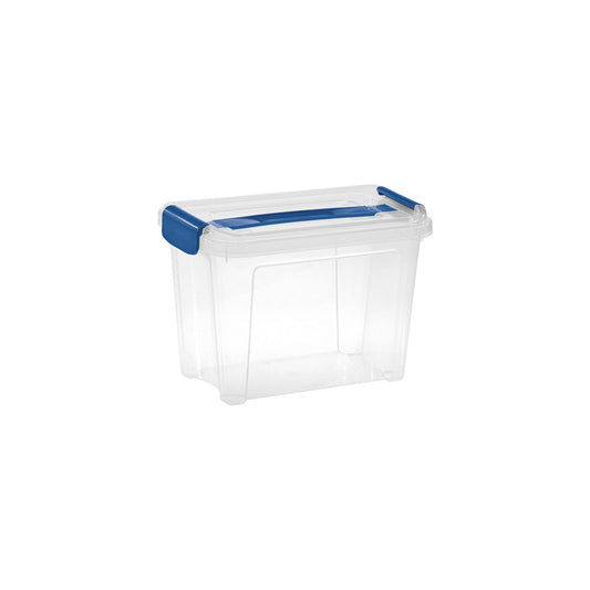 Tontarelli Aufbewahrungsbox Combi Box 27,2 x 19,2 x 17 cm (B x H x T) 4,6l Kunststoff transparent/ozeanblau