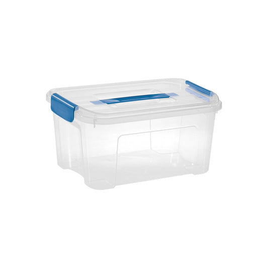 Tontarelli Aufbewahrungsbox Combi Box 38.9 x 19.5 x 27,7 cm (B x H x T) 13l Kunststoff transparent/ozeanblau