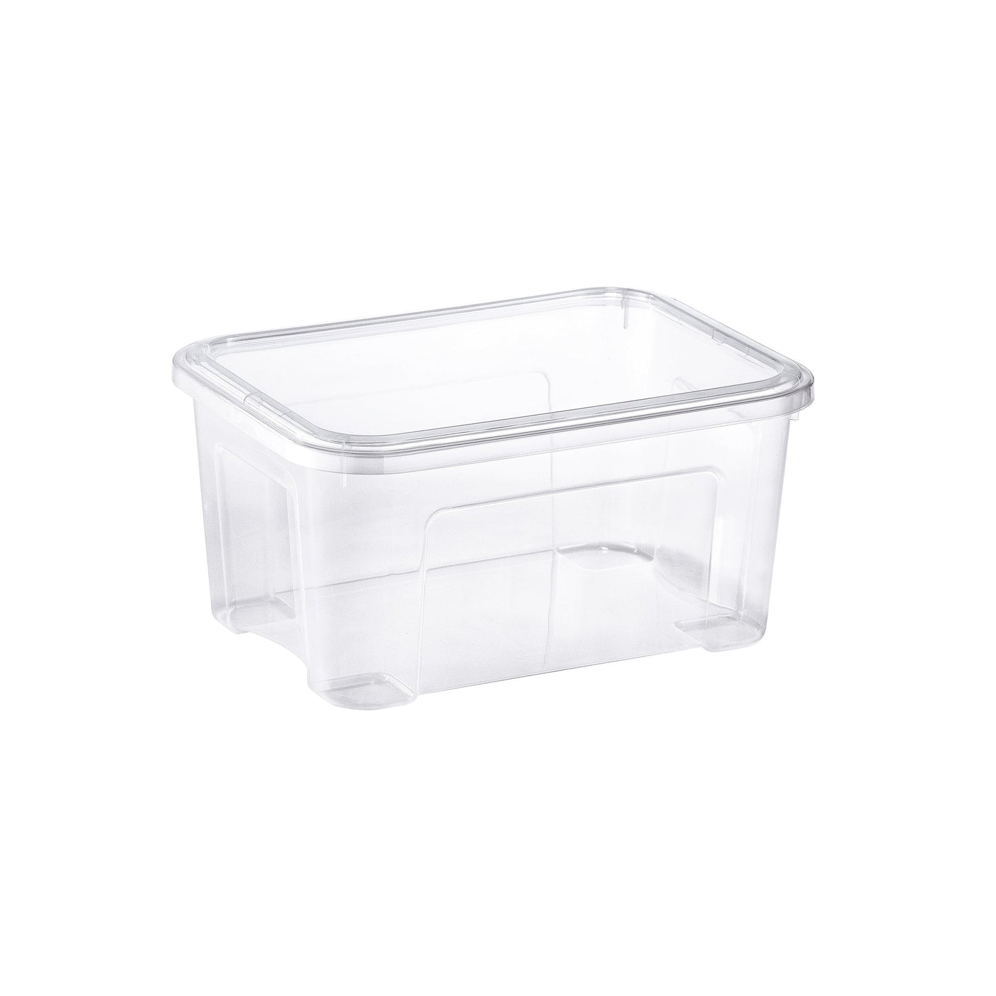 Tontarelli Aufbewahrungsbox Combi Box 37,7 x 18,8 x 27,7 cm (B x H x T) 13l Kunststoff transparent