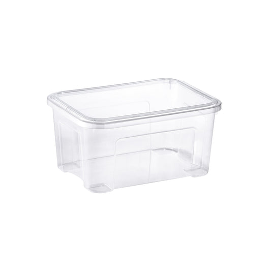 Tontarelli Aufbewahrungsbox Combi Box 37,7 x 18,8 x 27,7 cm (B x H x T) 13l Kunststoff transparent