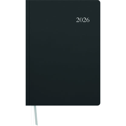 ZETTLER Buchkalender 2026 21 x 29,7 cm (B x H) 1 Tag/1 Seite Kunststoff, wattiert anthrazit
