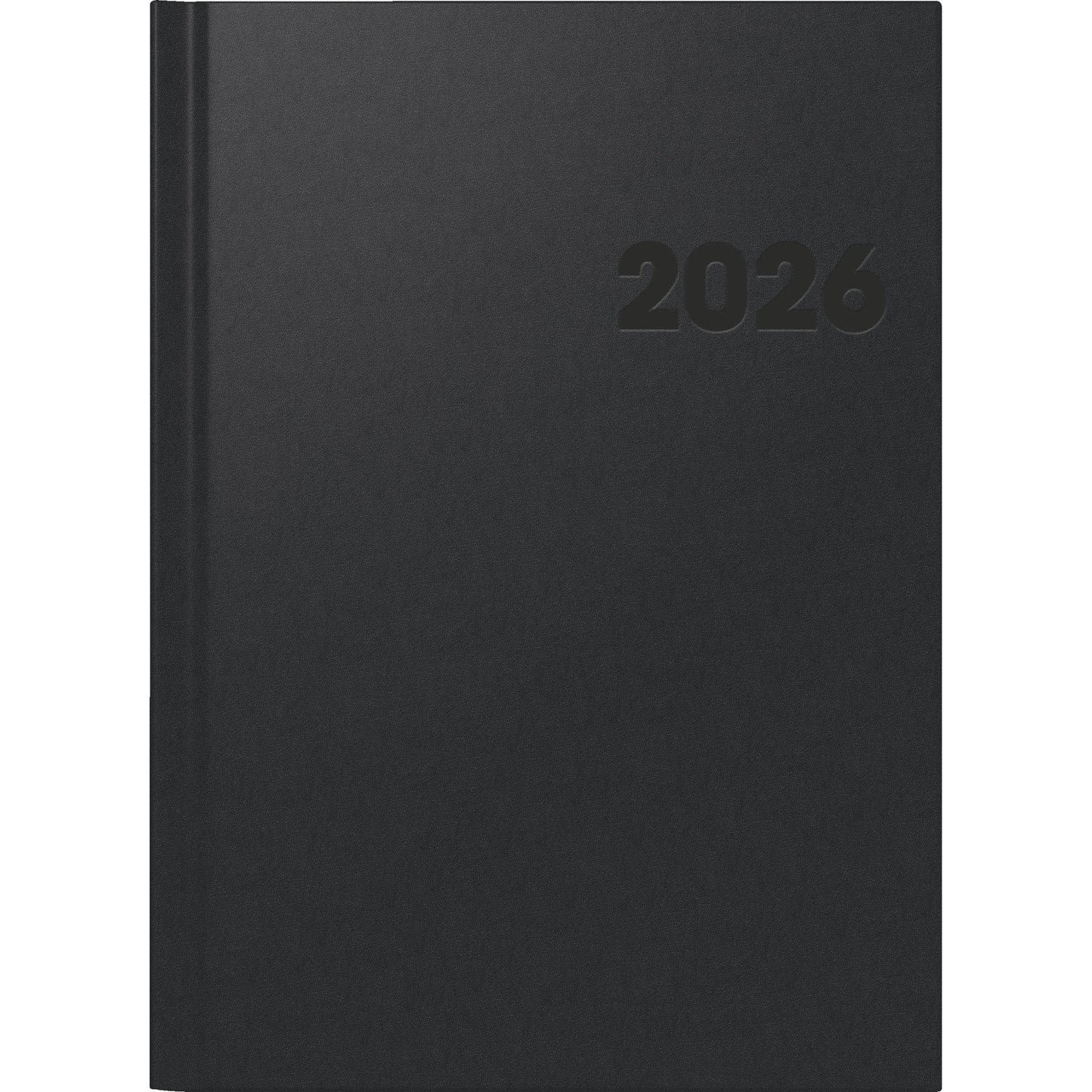 BRUNNEN Buchkalender 781 2026 21 x 29,7 cm (B x H) 1 Woche/2 Seiten Balacron schwarz
