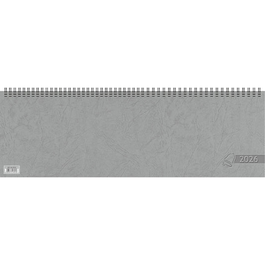 Glocken Querkalender 2026 1 Woche/2 Seiten Karton grau