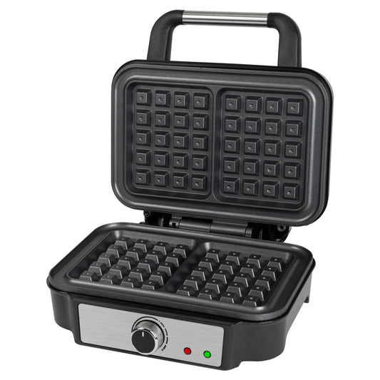 ProfiCook Waffeleisen PC-WA 1240 26 x 11 x 26,5 cm (B x H x T) rechteckig 230V 1.000W Edelstahl edelstahl/schwarz