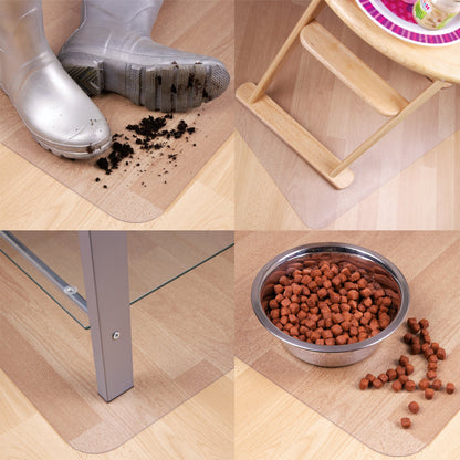 Floortex Bodenschutzmatte HomeMat® 90 x 120 cm (B x T) PVC transparent