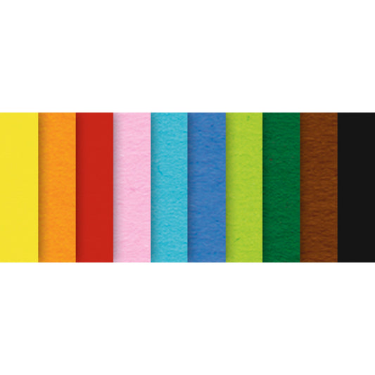 URSUS Tonpapier 35 x 50 cm (B x H) 130g/m² farbig sortiert 30 Bl./Pack.