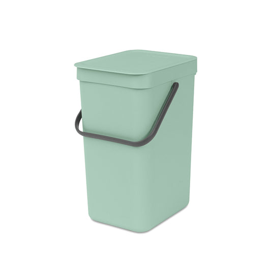 Brabantia Abfalleimer Sort & Go 12l Kunststoff jade green 1 Sortierfach