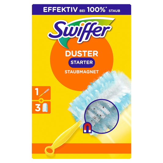 Swiffer Staubtücher Staubmagnet Starterset gelb