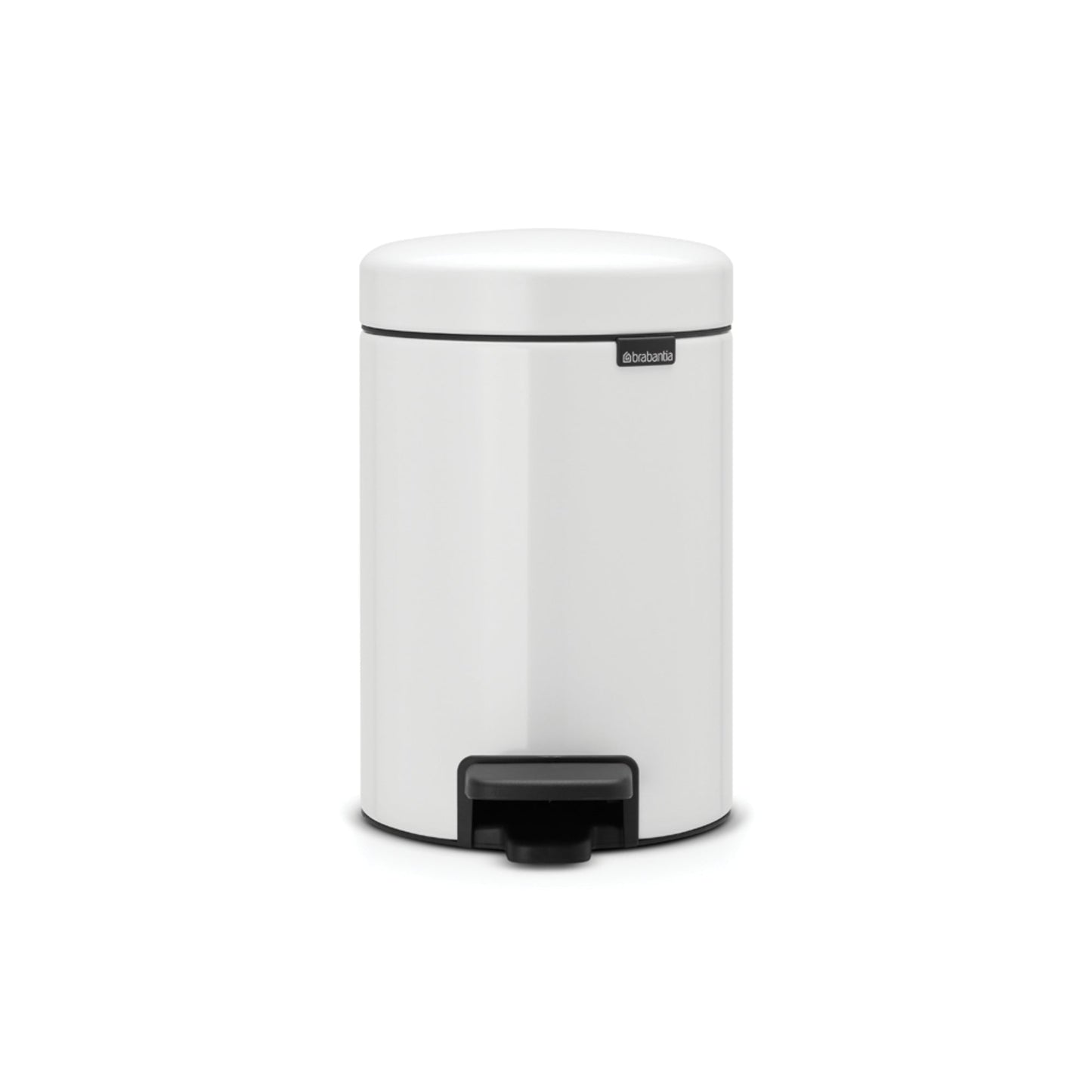 Brabantia Tretabfalleimer newIcon 16,8 x 26,4 x 23,5 cm (B x H x T) 3l Stahl weiß