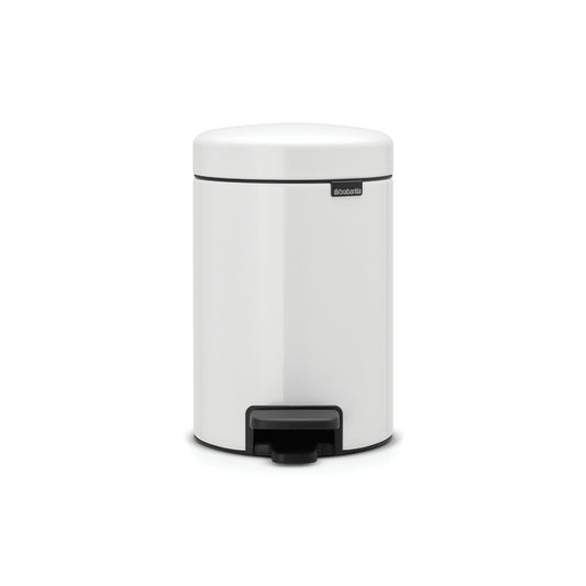 Brabantia Tretabfalleimer newIcon 16,8 x 26,4 x 23,5 cm (B x H x T) 3l Stahl weiß