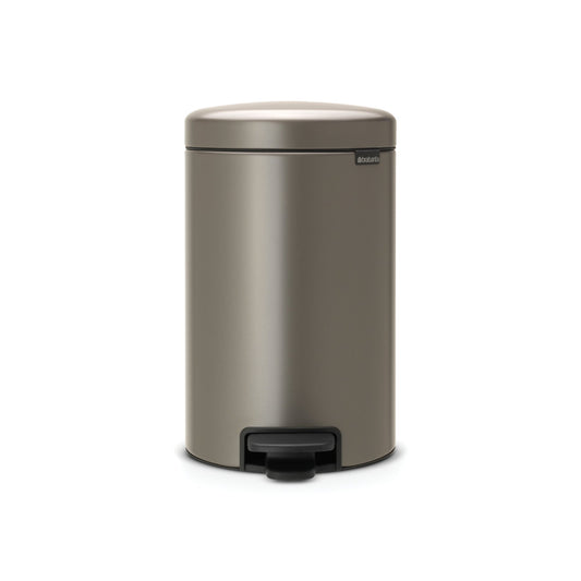 Brabantia Tretabfalleimer newIcon 25,1 x 41,1 x 33,8 cm (B x H x T) 12l Stahl platinum