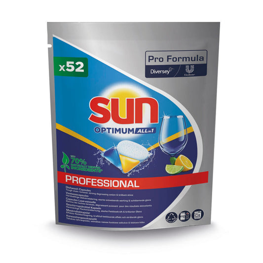 SUN Spülmaschinentabs Optimum All in 1 Professional Citrus 52 St./Pack.