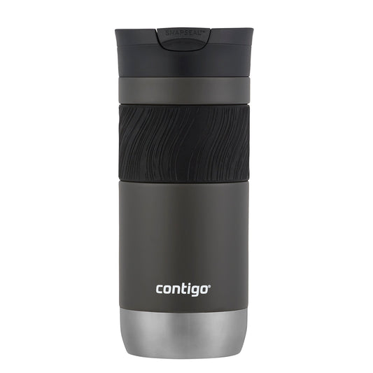 contigo Thermobecher Byron 2.0 Mehrweg 7,5 x 17,6 cm (Ø x H) 470ml Edelstahl/Kunststoff graphit matt
