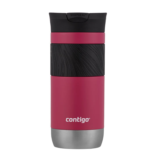 contigo Thermobecher Byron 2.0 Mehrweg 7,5 x 17,6 cm (Ø x H) 470ml Edelstahl/Kunststoff rosa matt