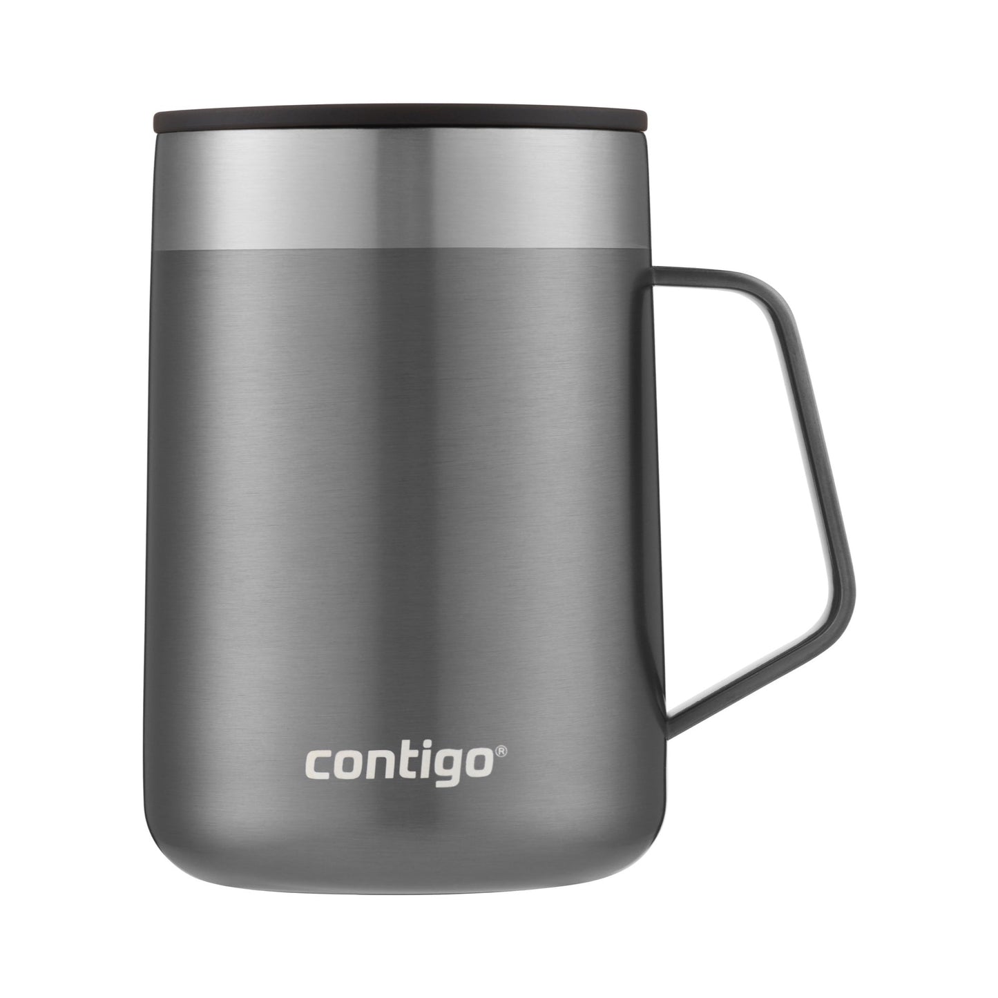 contigo Thermobecher Streeterville Mehrweg 8,5 x 12,8 cm (Ø x H) 420ml Edelstahl/Kunststoff grau