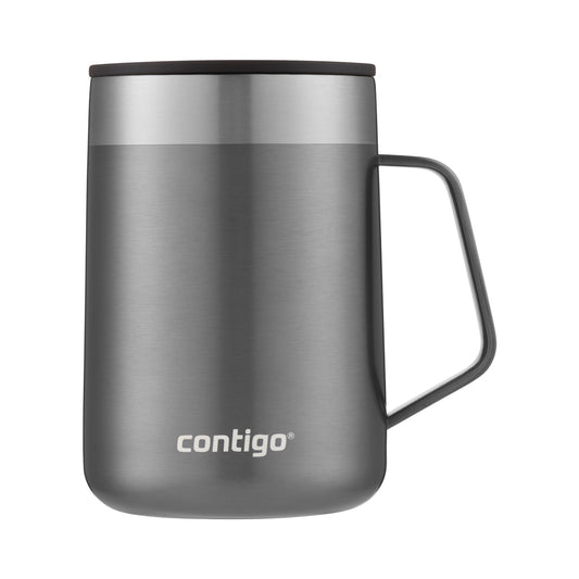 contigo Thermobecher Streeterville Mehrweg 8,5 x 12,8 cm (Ø x H) 420ml Edelstahl/Kunststoff grau