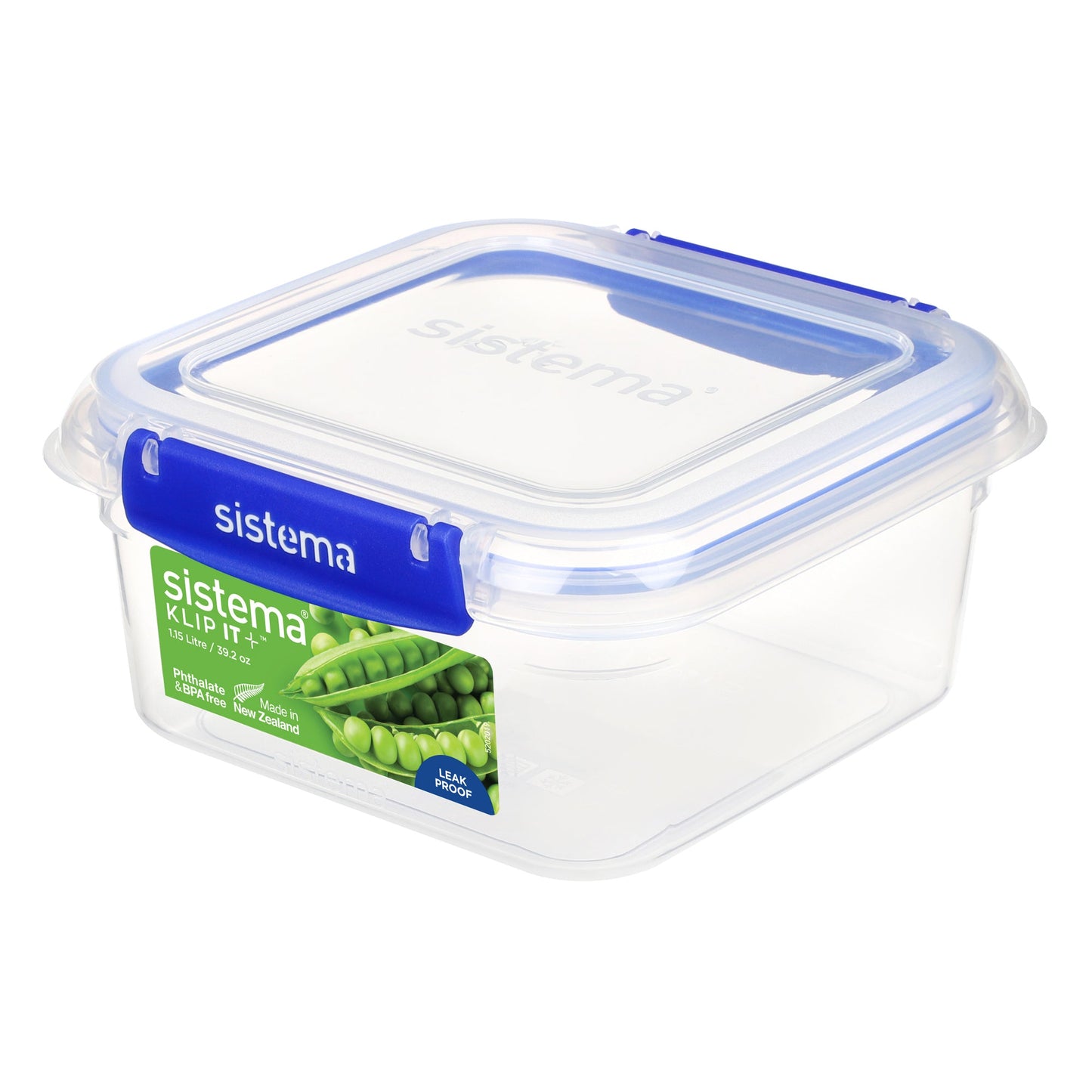 sistema Vorratsdose KLIP IT PLUST 16,1 x 7,9 x 15,8 cm (B x H x T) 1,15l mikrowellengeeignet Kunststoff transparent